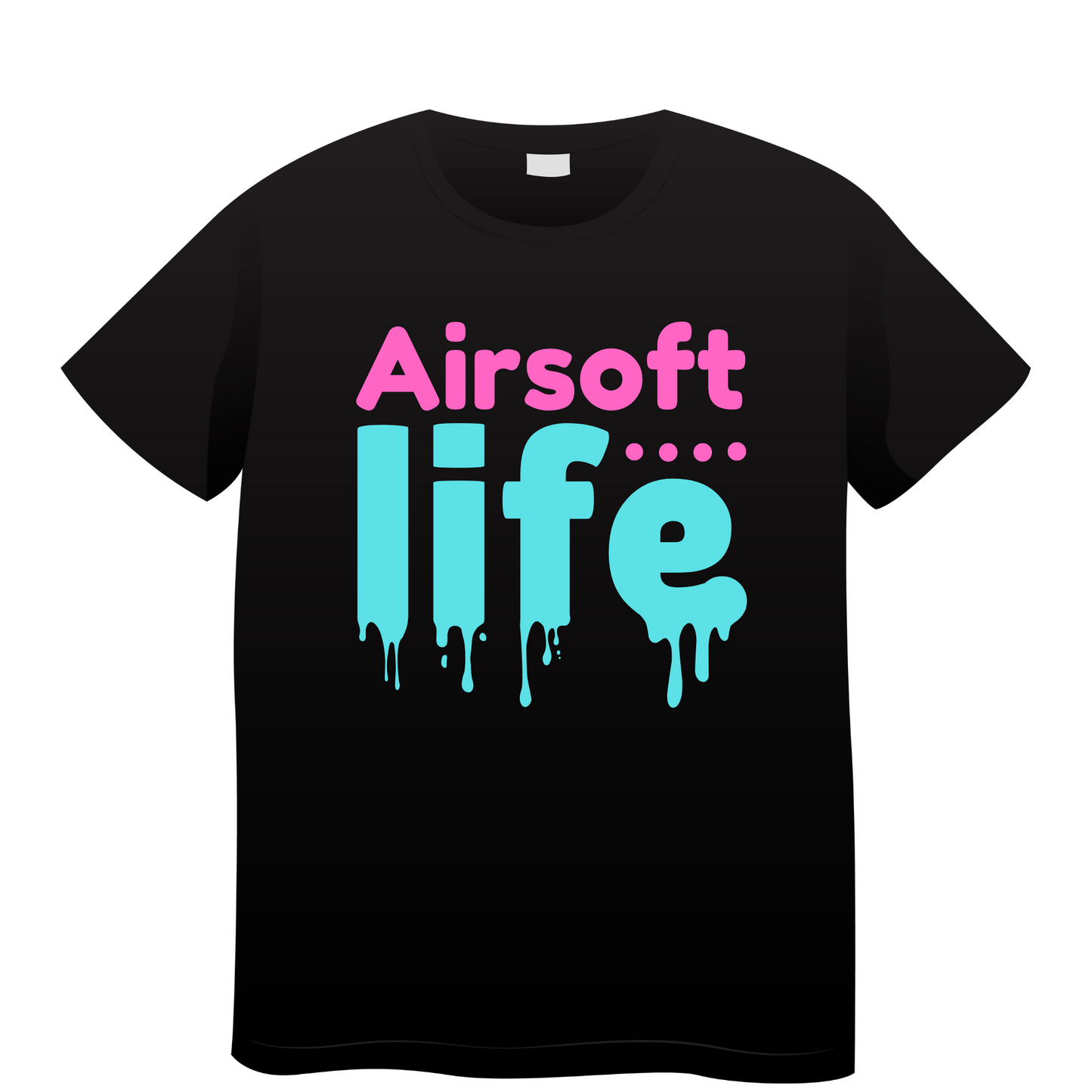Drip Airsoft life Black - t shirt