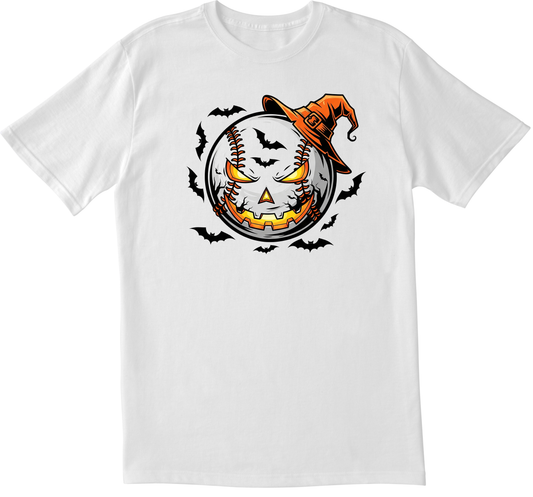 BaseBall Pumkin Witch Ball Halloween- T-Shirt (Copy)