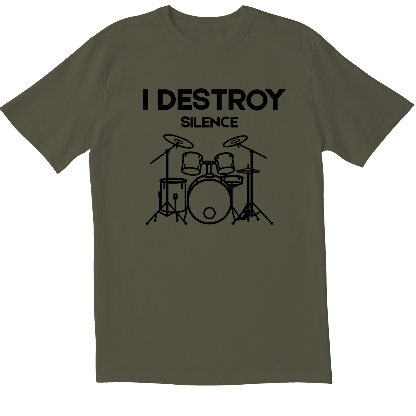 I Destroy Silence Drums - T-Shirt