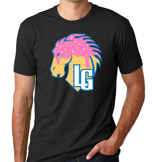 LG Adult Unisex Ice Cream Logo T-Shirt