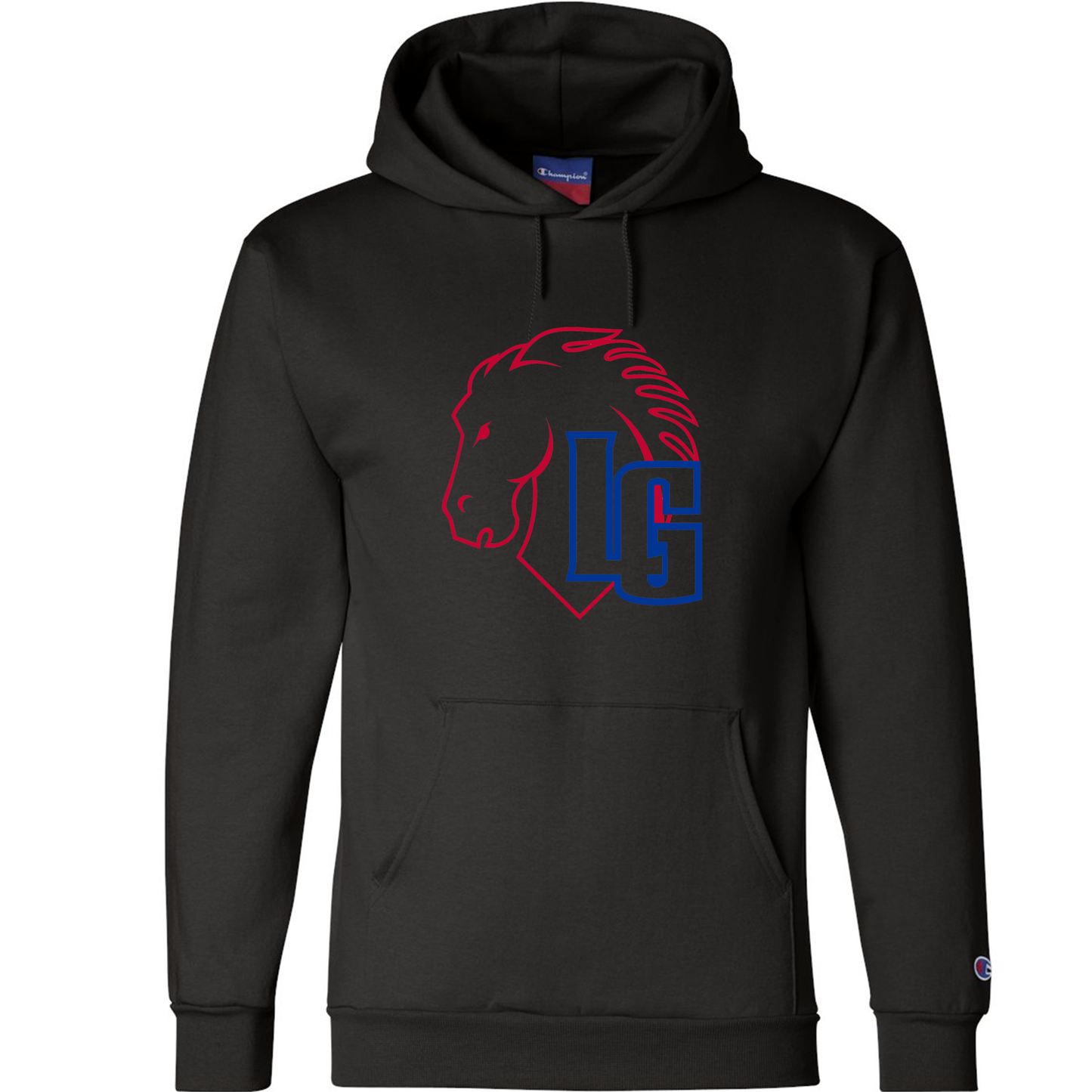 Unisex Adult Phantom LG Champion Hoodie Sweatshirt