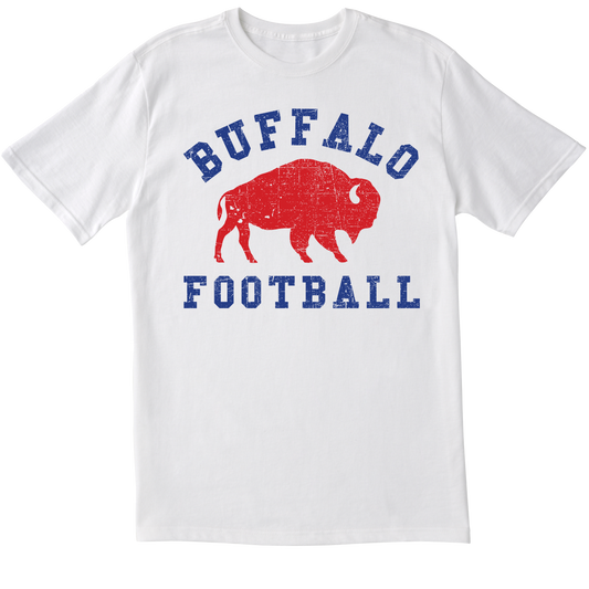 Buffalo Football Distressed T-shirt