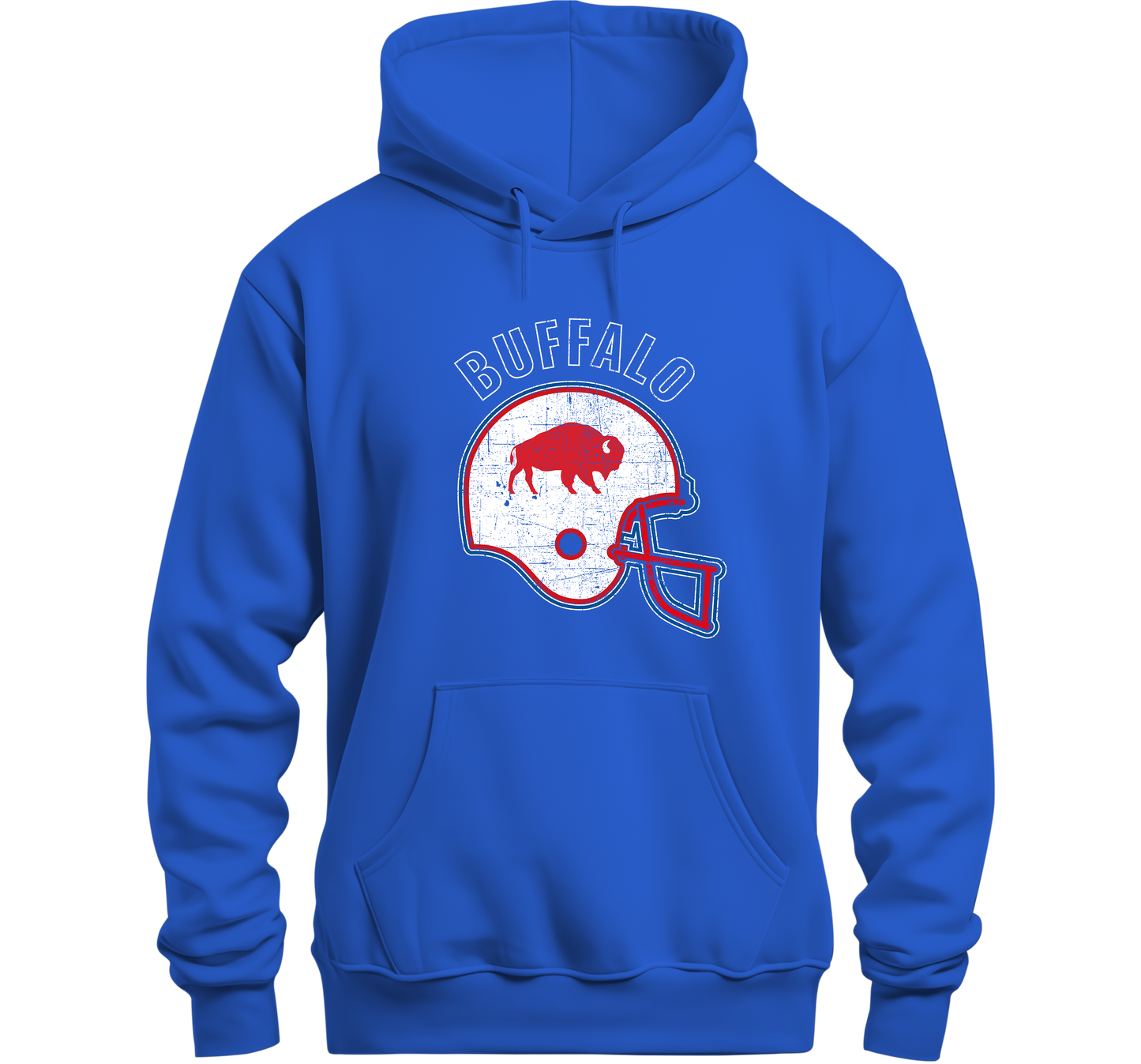 Buffalo Football Helmet Hoodie - Sweatshirt