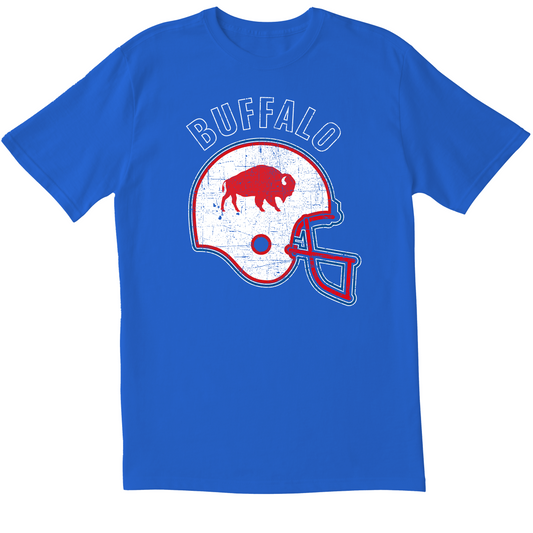 Distressed Buffalo Helmet - T-shirt
