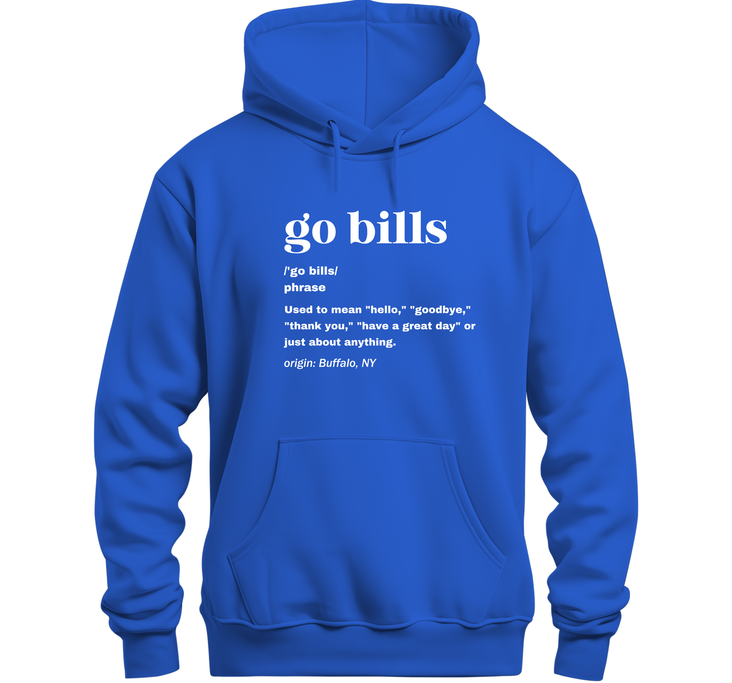 Go Bills Definition Hoodie - Sweatshirt