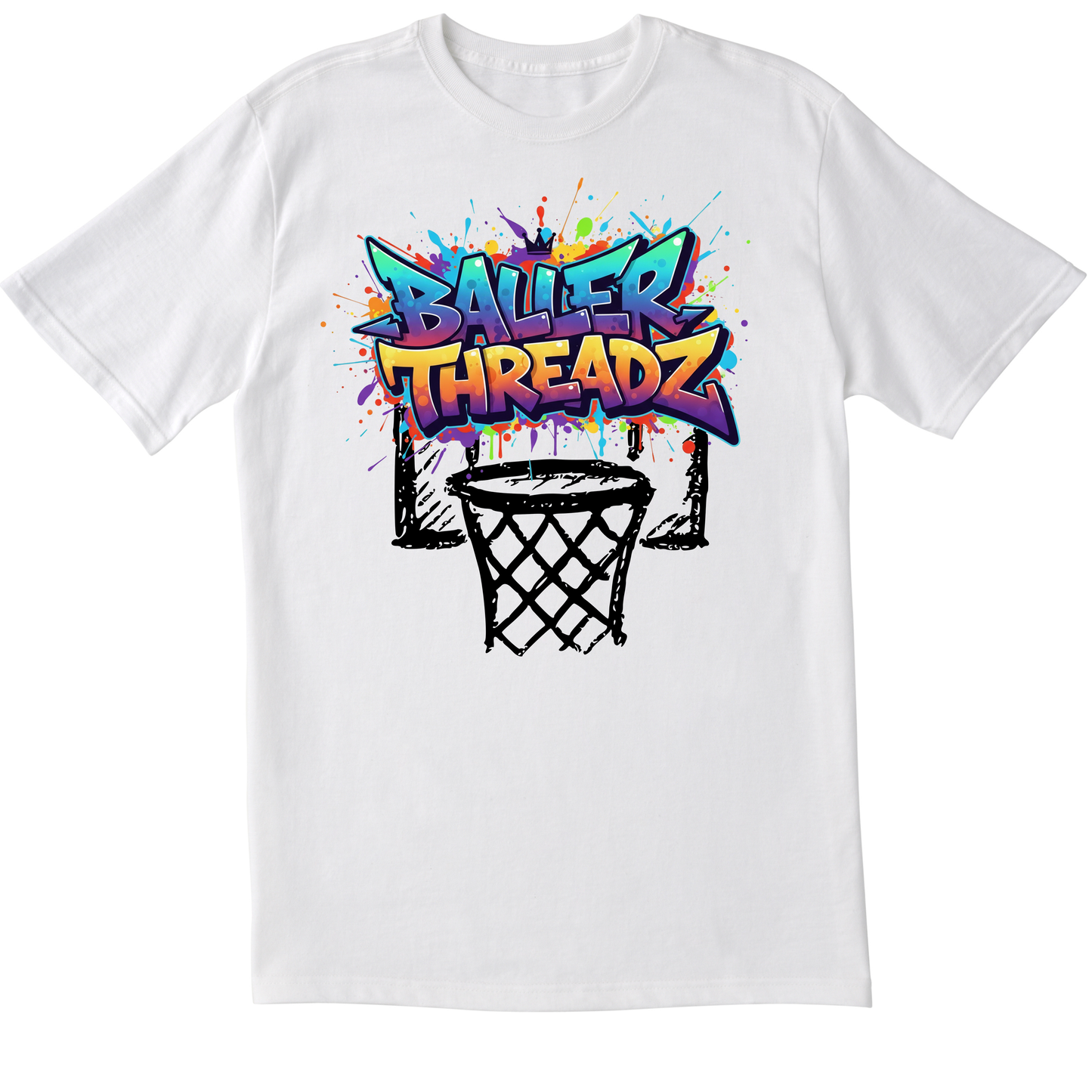 Graffiti Basketball Hoop - T-Shirt