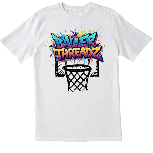 Graffiti Basketball Hoop - T-Shirt