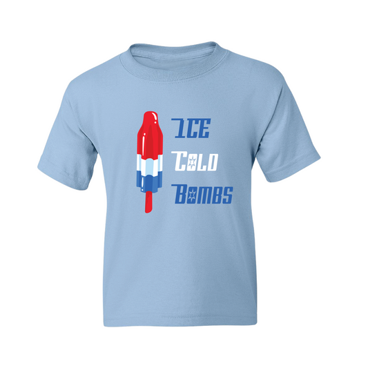 Ice Cold Bomb Pop  Baseball - T-Shirt