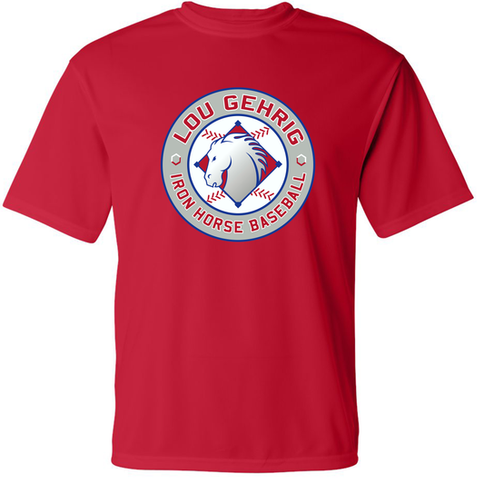 LG OG Logo Dry-fit Red - T-Shirt