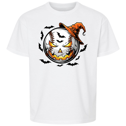 BaseBall Pumkin Witch Ball Halloween- T-Shirt (Copy)