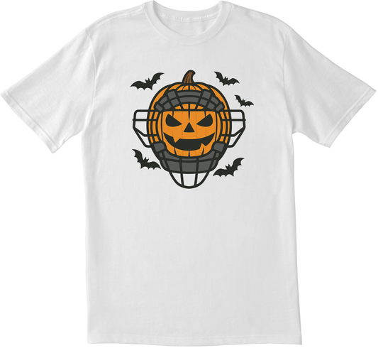 BaseBall Pumpkin Catcher Halloween- T-Shirt