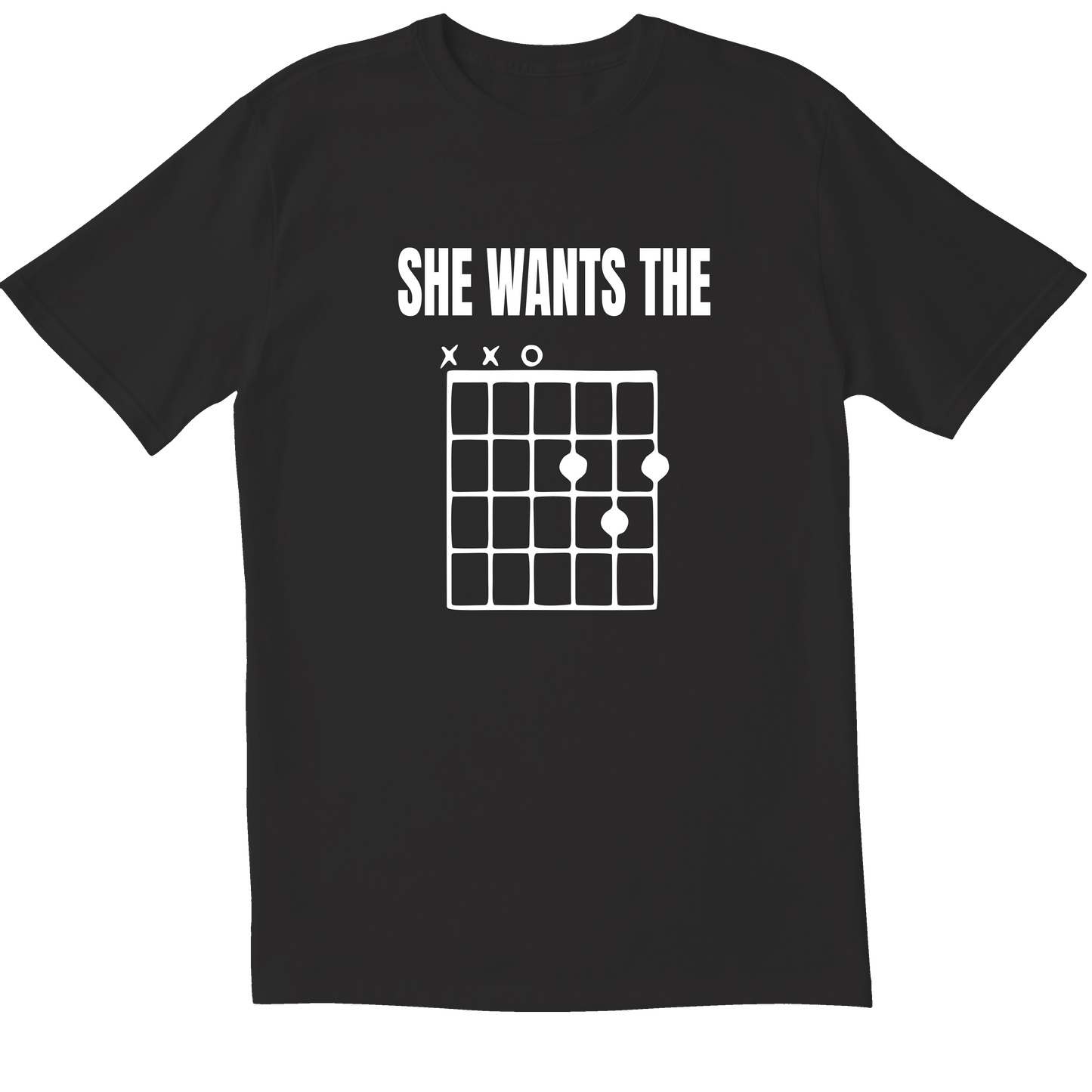 She Wants The D Guitar Chord - T-Shirt