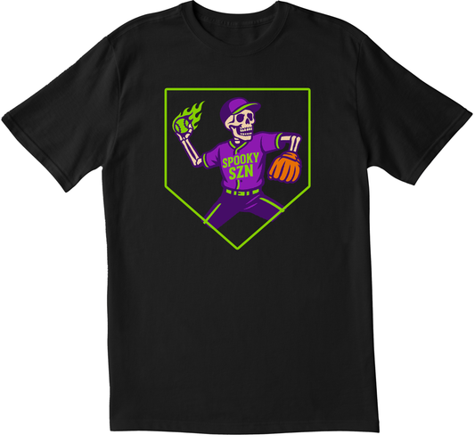 Baseball Spooky SZN Halloween- T-Shirt
